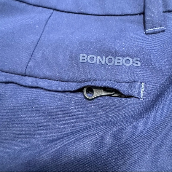 Mens Bonobos Golf Navy Blue Performance Shorts Size 36 9” Inseam Stretch Sport - Picture 15 of 15